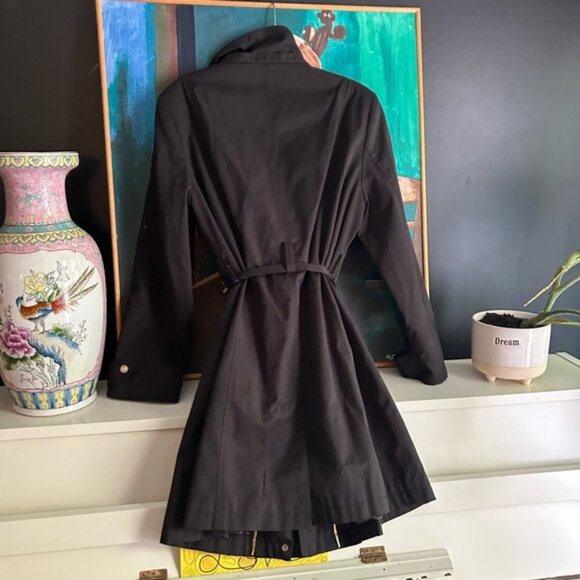 Ivanka Trump Black Trench Coat Windbreaker XL - Picture 14 of 16